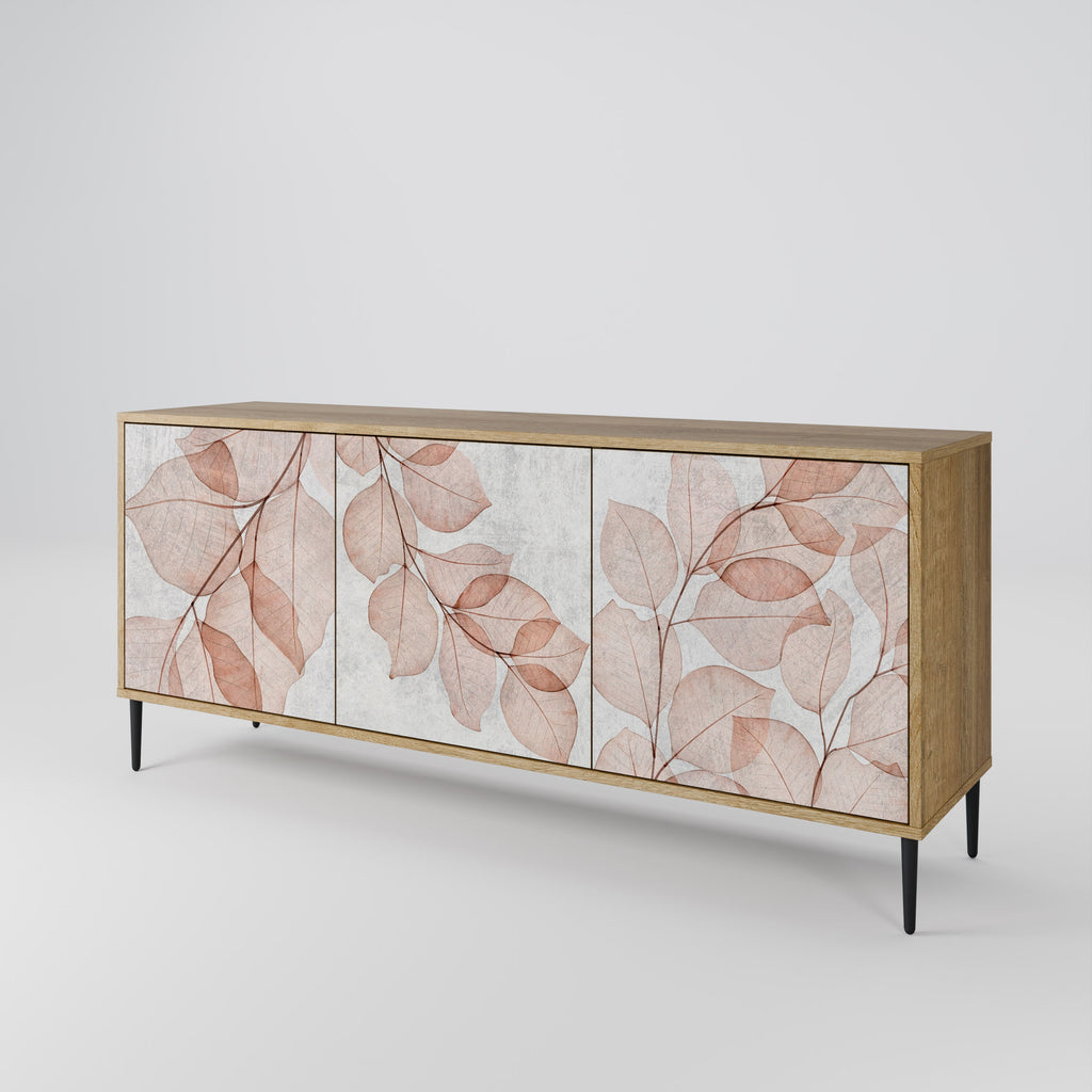 AUTUMN FRAGILITY 3-Door Sideboard in Oak Effect