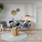 BIKE ENERGY Aparador de 3 Portas em Efeito Carvalho