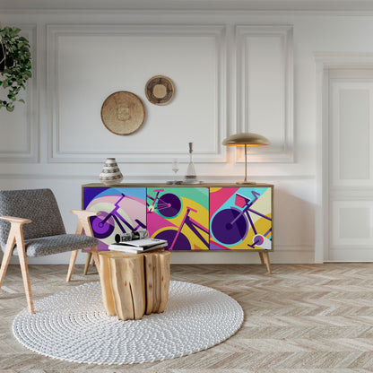 BIKE DREAMS 3-Door Sideboard
