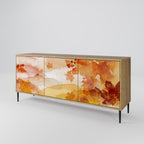 TRACES OF AUTUMN Aparador de 3 Portas em Efeito Carvalho