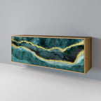 GOLDRUSH ODYSSEY 3-Door Sideboard in Oak Effect