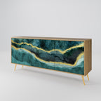 GOLDRUSH ODYSSEY 3-Door Sideboard in Oak Effect