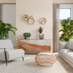 SANDHILLS SPLENDOUR Aparador de 3 Portas em Efeito Carvalho