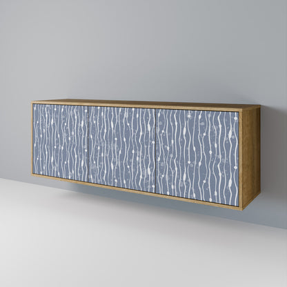 GRAPHITE RAIN Aparador de 3 Portas