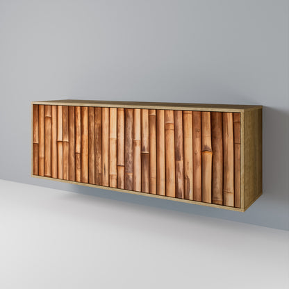 NATURAL WOOD Aparador de 3 Portas