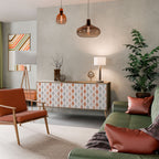 HAZY NOSTALGIA 3-Door Sideboard in Oak Effect