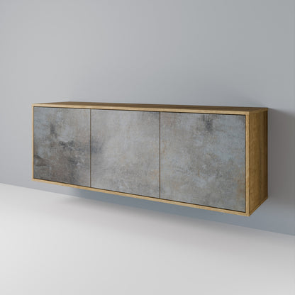 CONCRETE WALL Aparador de 3 Portas