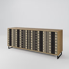 AZTEC 3-Door Sideboard in Oak Effect