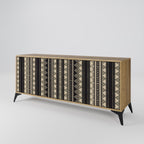 AZTEC 3-Door Sideboard in Oak Effect