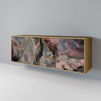 GOLDEN TIDES 3-Door Sideboard in Oak Effect