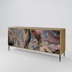 GOLDEN TIDES 3-Door Sideboard in Oak Effect