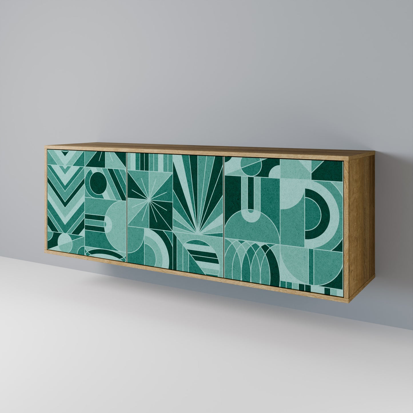 HARMONIC GRID 3-Door Sideboard