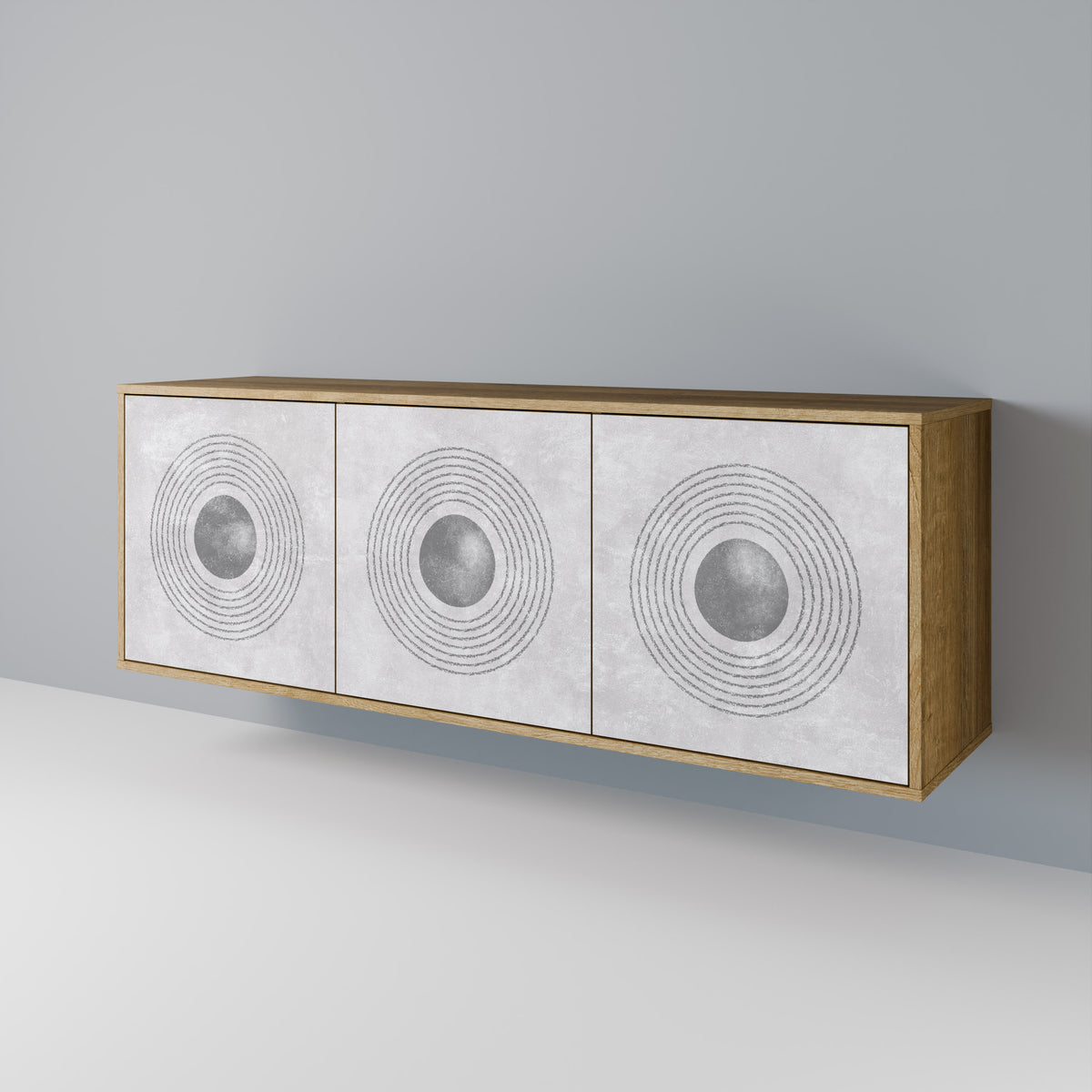 SOLID CIRCLES Aparador de 3 Portas