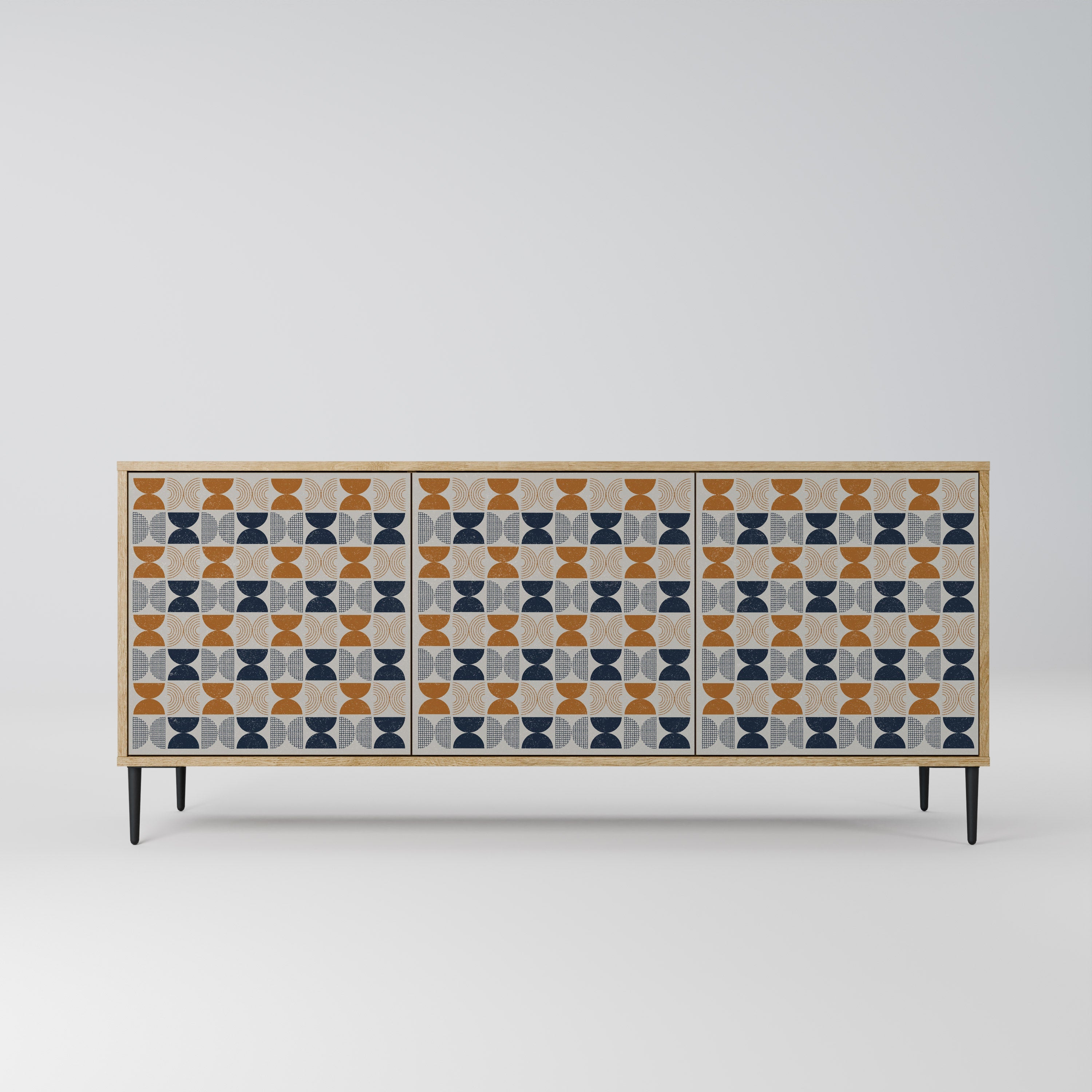 REFLECTION RANGE Aparador de 3 Portas em Efeito Carvalho