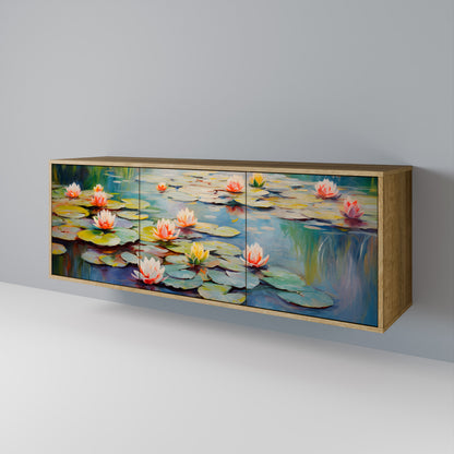 BLOOMING WATERS Aparador de 3 Portas
