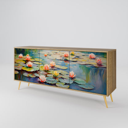BLOOMING WATERS Aparador de 3 Portas