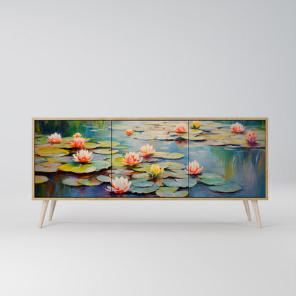 BLOOMING WATERS Aparador de 3 Portas