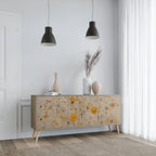 MORNING GLADE 3-Door Sideboard in Oak Effect