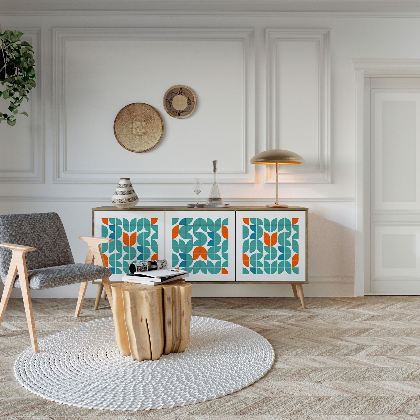 BE THE CHANGE 3-Door Sideboard