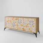 SPRING WHIMSY 3-Door Sideboard in Oak Effect