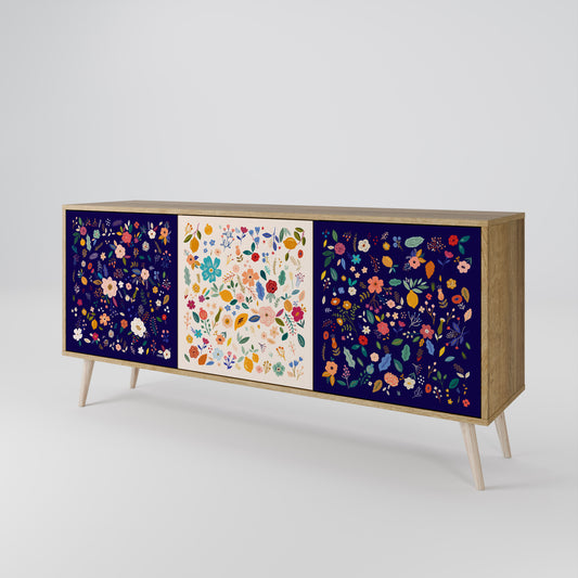 FLORAL COMBINATION 3-Door Sideboard