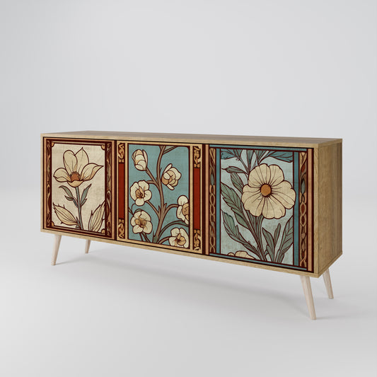 TIMELESS FLORA Aparador de 3 Portas