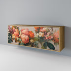 STYLISH BEAUTY Aparador de 3 Portas em Efeito Carvalho