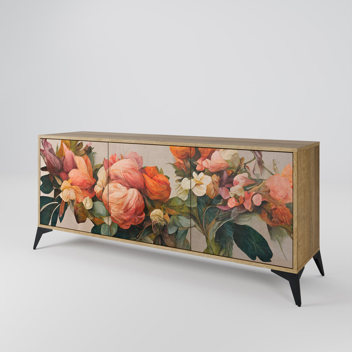 STYLISH BEAUTY Aparador de 3 Portas