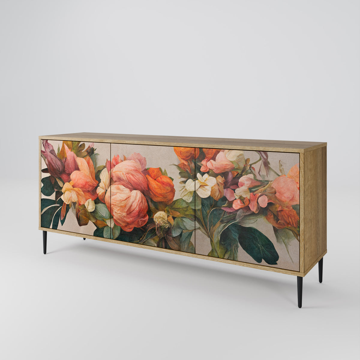 STYLISH BEAUTY Aparador de 3 Portas