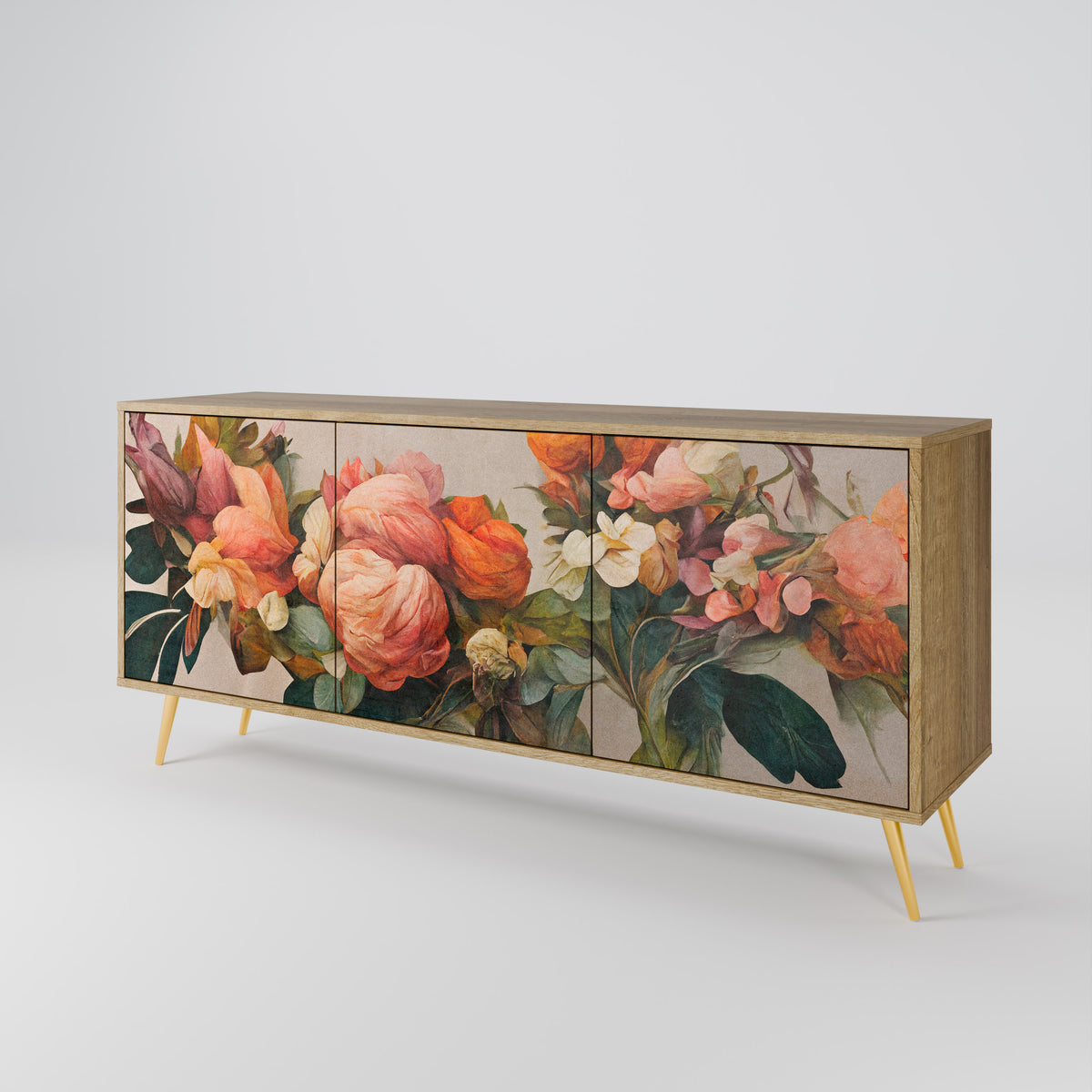 STYLISH BEAUTY Aparador de 3 Portas