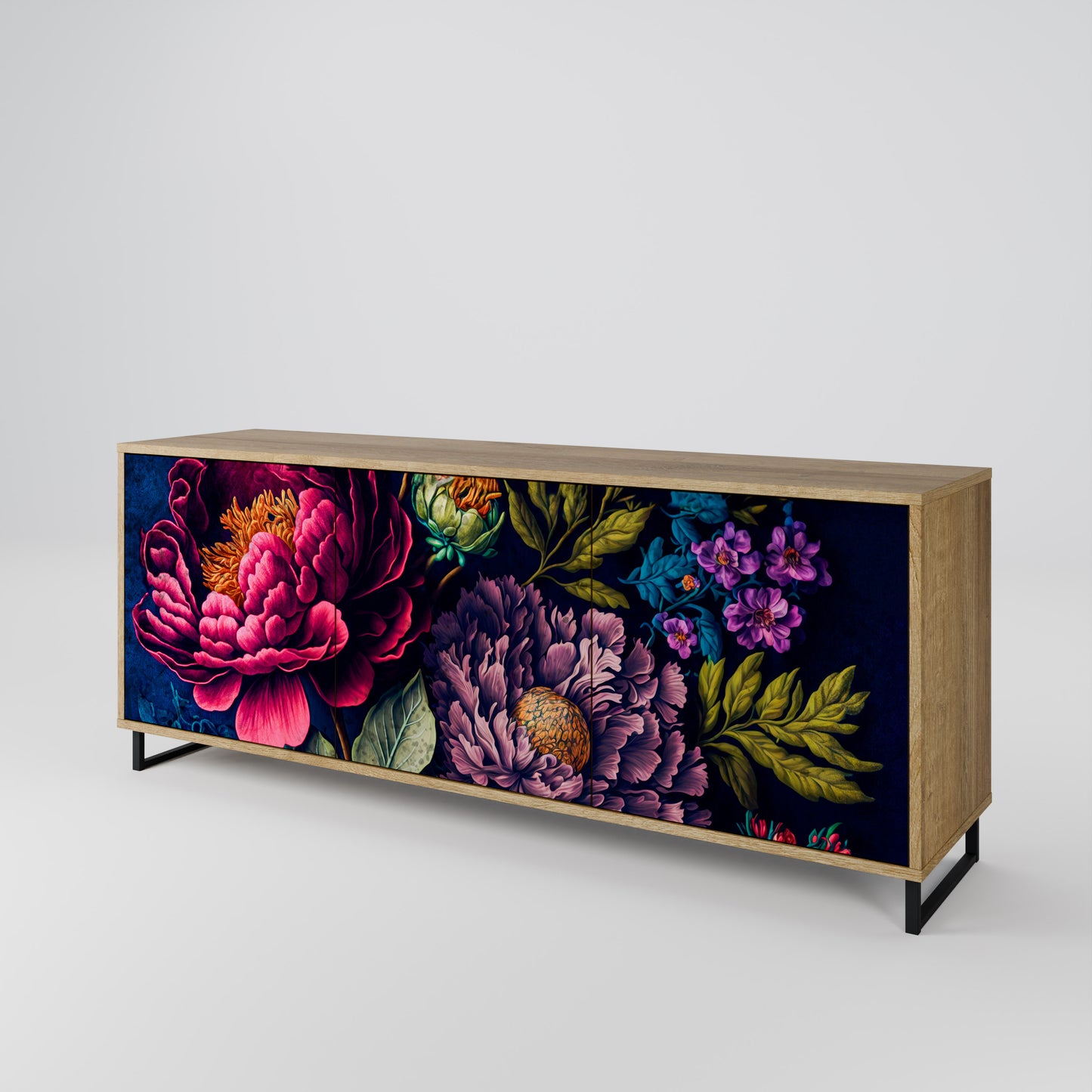 BLOOMING ELEGANCE Aparador de 3 Portas
