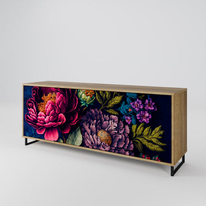 BLOOMING ELEGANCE Aparador de 3 Portas