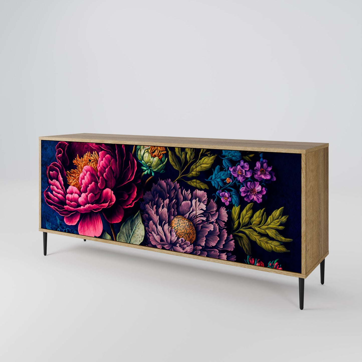 BLOOMING ELEGANCE Aparador de 3 Portas