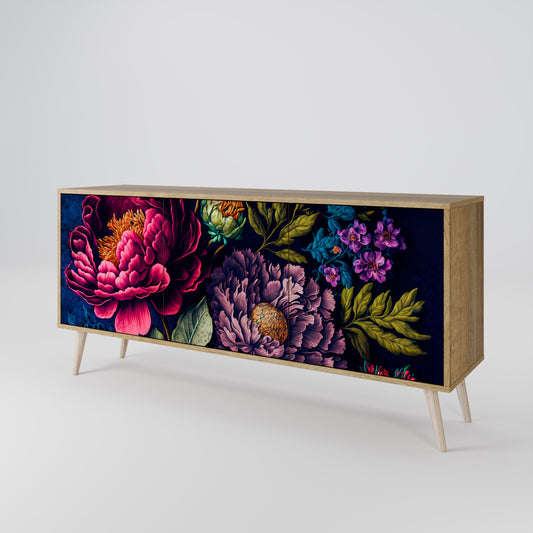 BLOOMING ELEGANCE Aparador de 3 Portas
