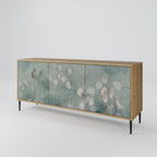 NIGHT LADY 3-Door Sideboard in Oak Effect
