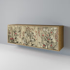 HERBAL GRACE Aparador de 3 Portas em Efeito Carvalho