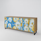 DAISY LUXE Aparador de 3 Portas em Efeito Carvalho