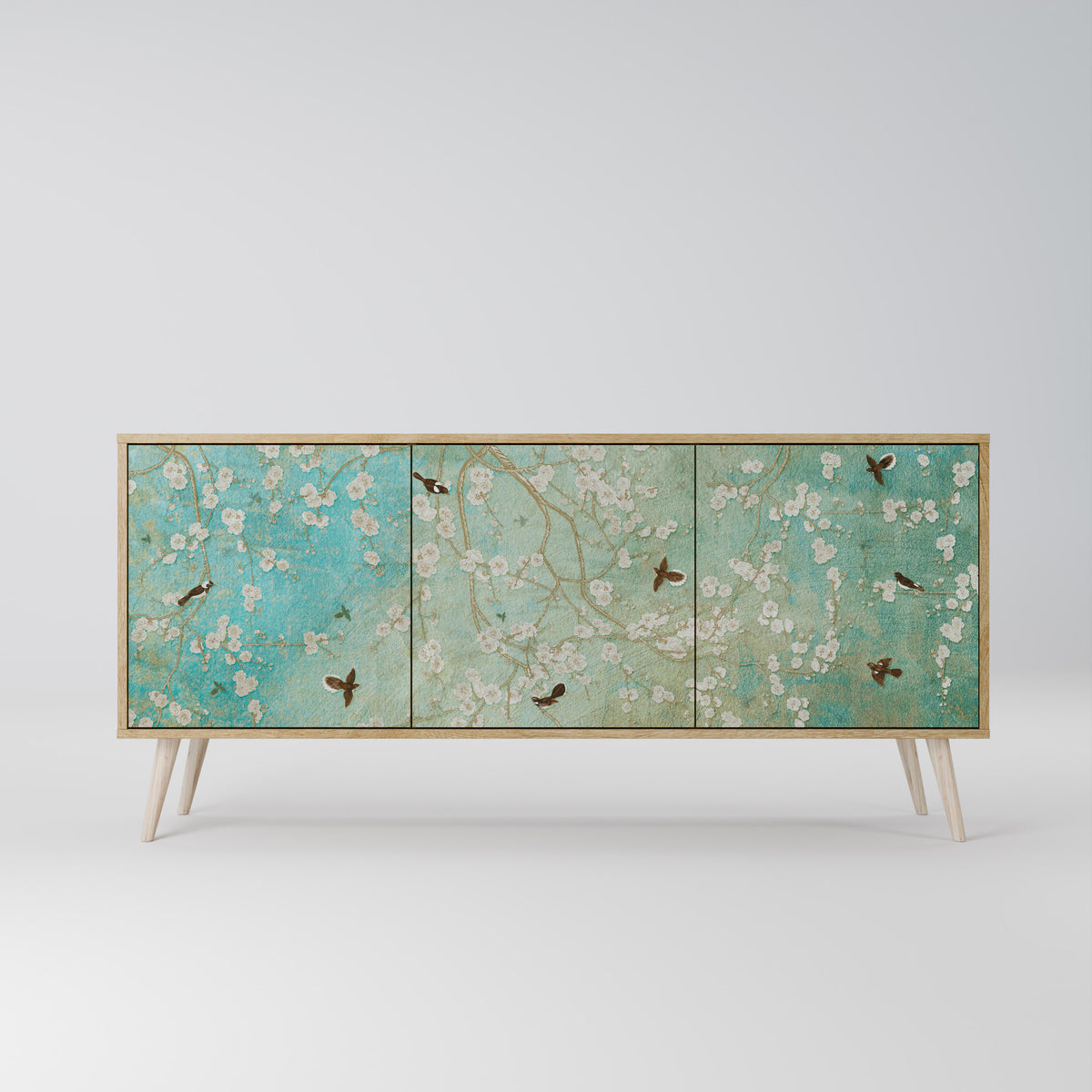 BLOOMING CHARM 3-Door Sideboard