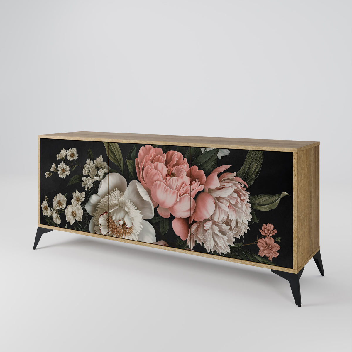 LUSH ELEGANCE Aparador de 3 Portas