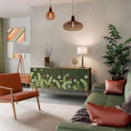 DANDELION AMUSE Aparador de 3 Portas em Efeito Carvalho