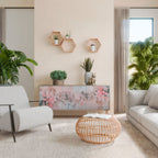 CHERRY BLOSSOM Aparador de 3 Portas em Efeito Carvalho