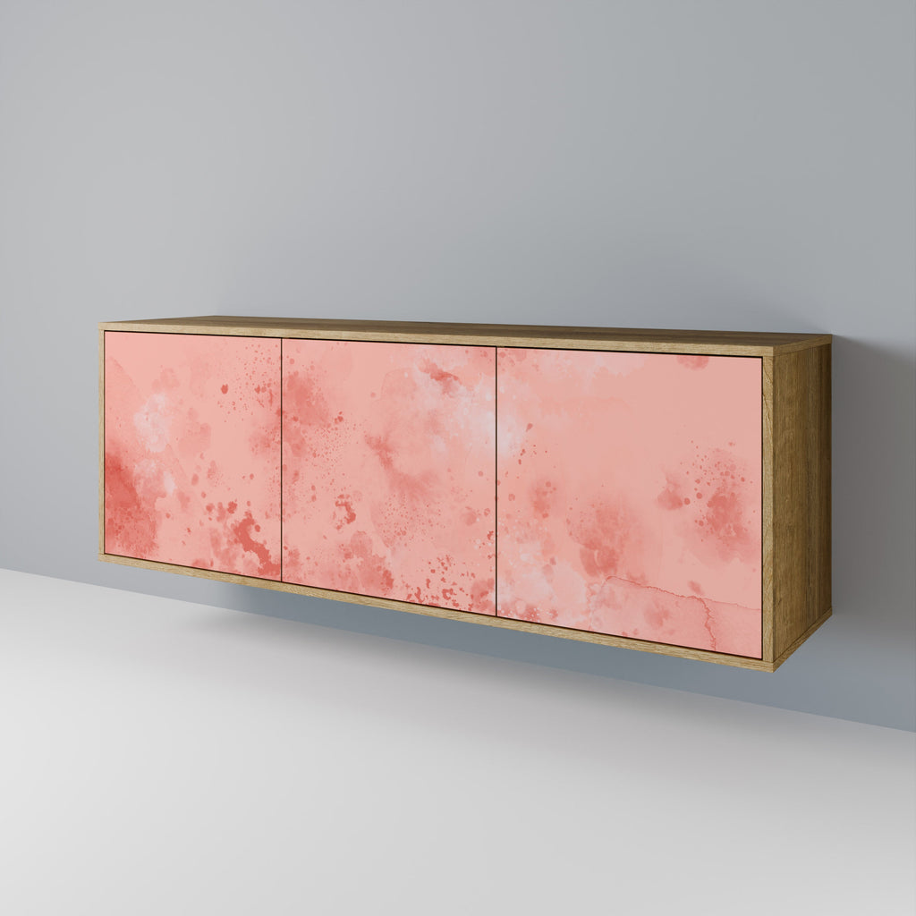 CRANE DANCE Aparador de 3 Portas em Efeito Carvalho