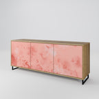 CRANE DANCE Aparador de 3 Portas em Efeito Carvalho