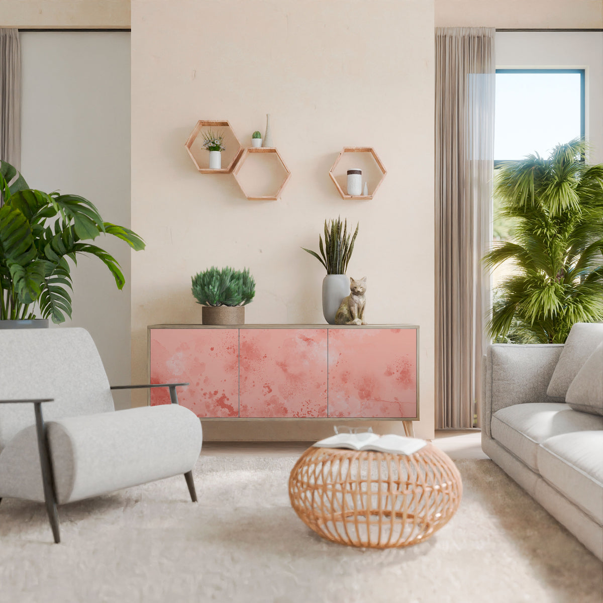 CRANE DANCE Aparador de 3 Portas