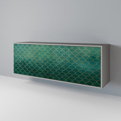 TESSELATED GREENERY Aparador de 3 Portas