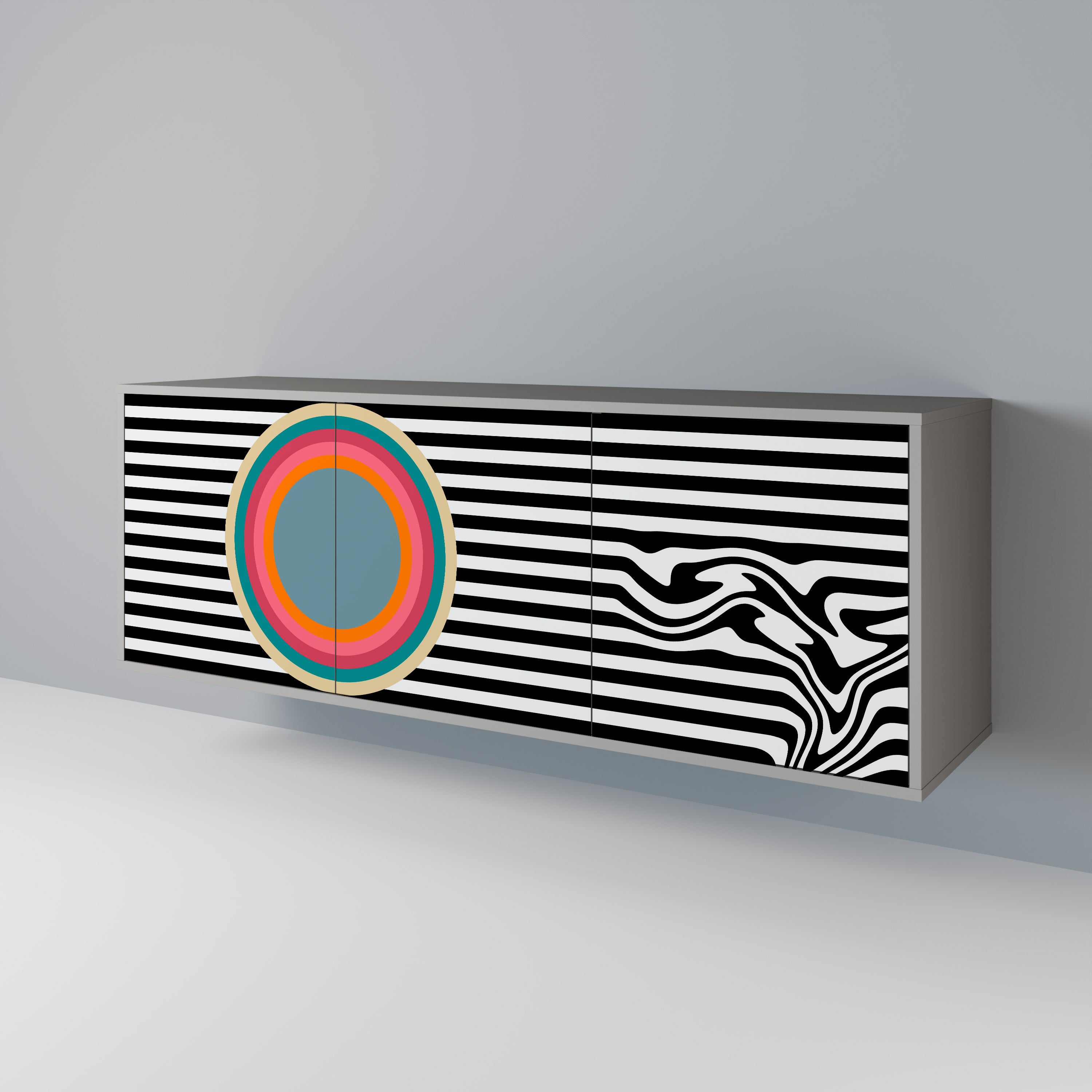 SPECTRA SHOWCASE Aparador de 3 Portas