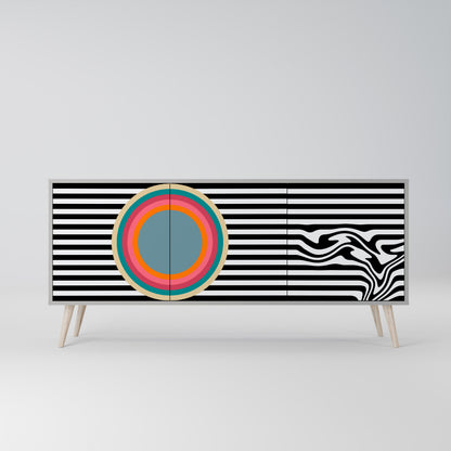 SPECTRA SHOWCASE 3-Door Sideboard