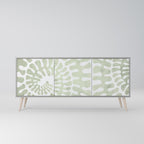 HELIX DANCE Aparador de 3 Portas em Acabamento Cinzento