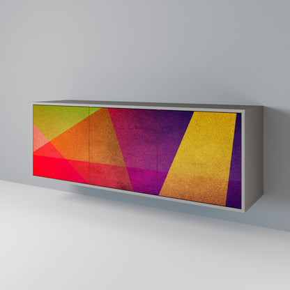 VIVID GEOMETRY Aparador de 3 Portas