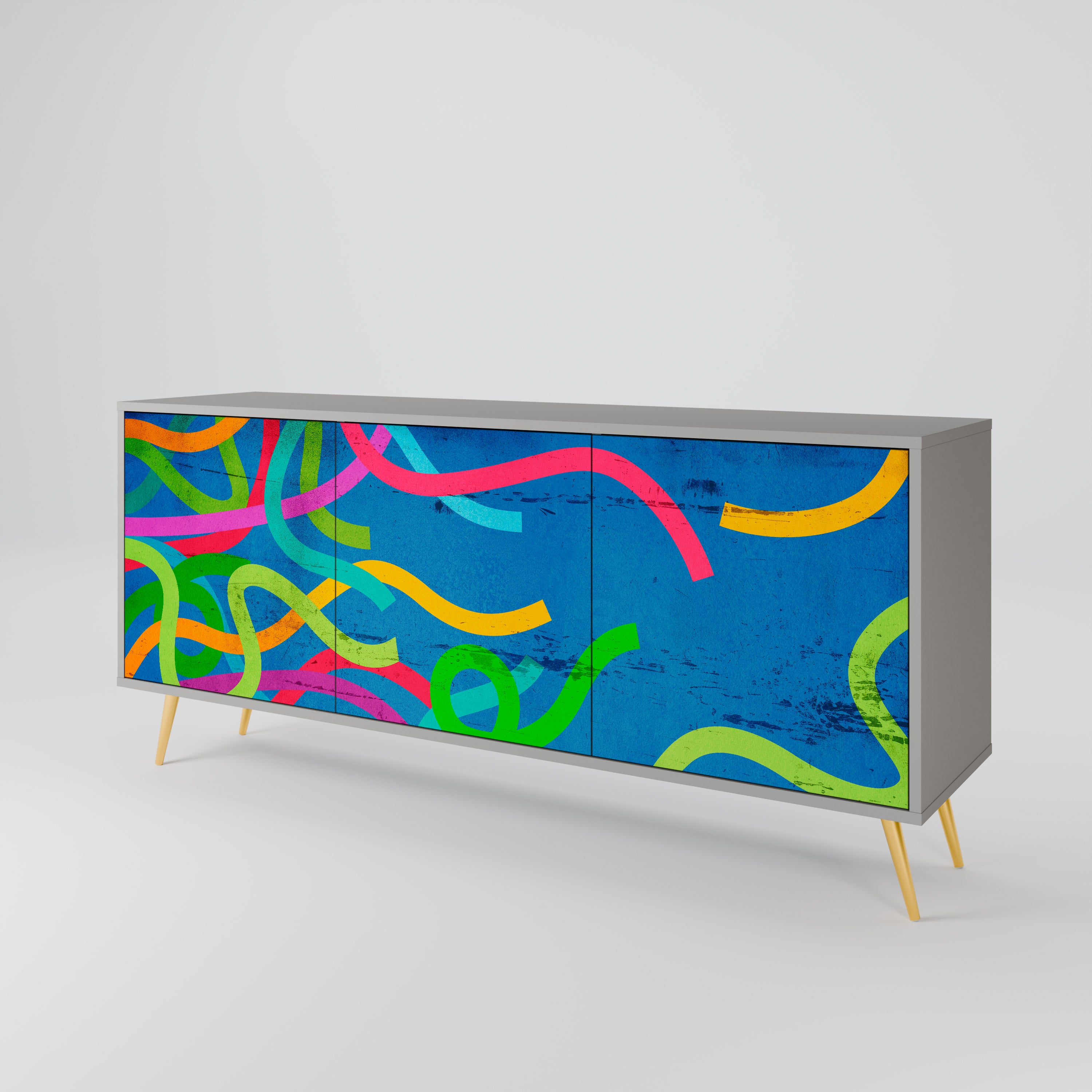 STREAMER TANGLE 3-Door Sideboard